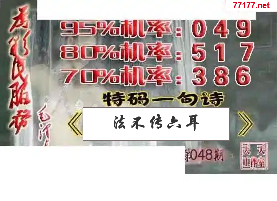 天天彩图25年048期神马一语图谜
