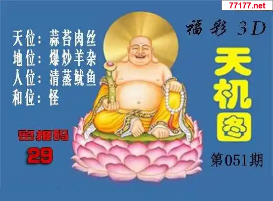 25年051期3d北盟天机图