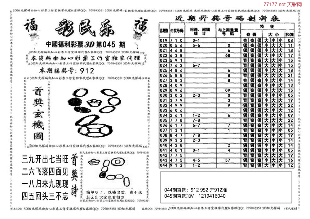 3d第25年045期彩民乐