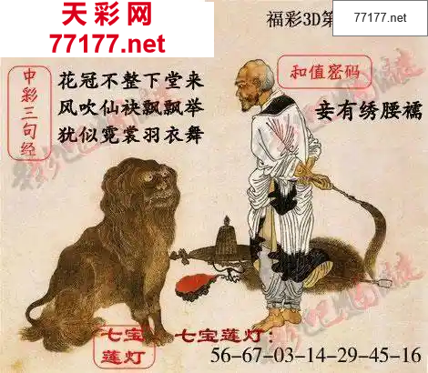 第2025021期3d中国天彩吧图谜