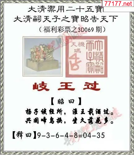 3d彩吧图25年069期彩吧图库精华